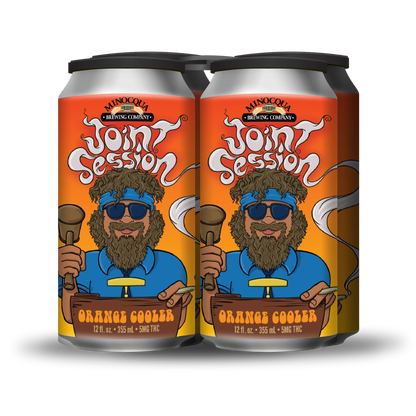 Joint Session THC Orange Cooler (5mg), 12oz 4pk