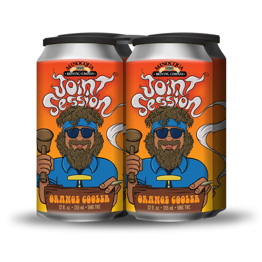 Joint Session THC Orange Cooler (5mg), 12oz 4pk